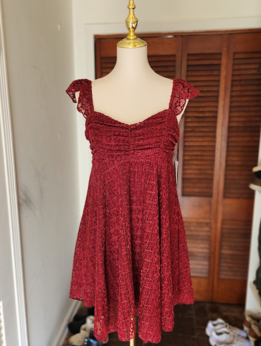 Red Lace Sundress